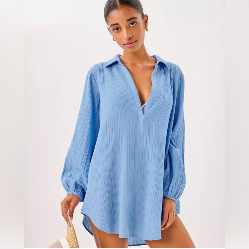 Lilly Pulitzer Kique Long Sleeve Cover-Up XS